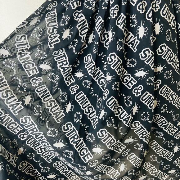 Unique Vintage x Beetlejuice Midi Skirt XS Glow in the Dark Halloween Spooky New - Picture 8 of 11